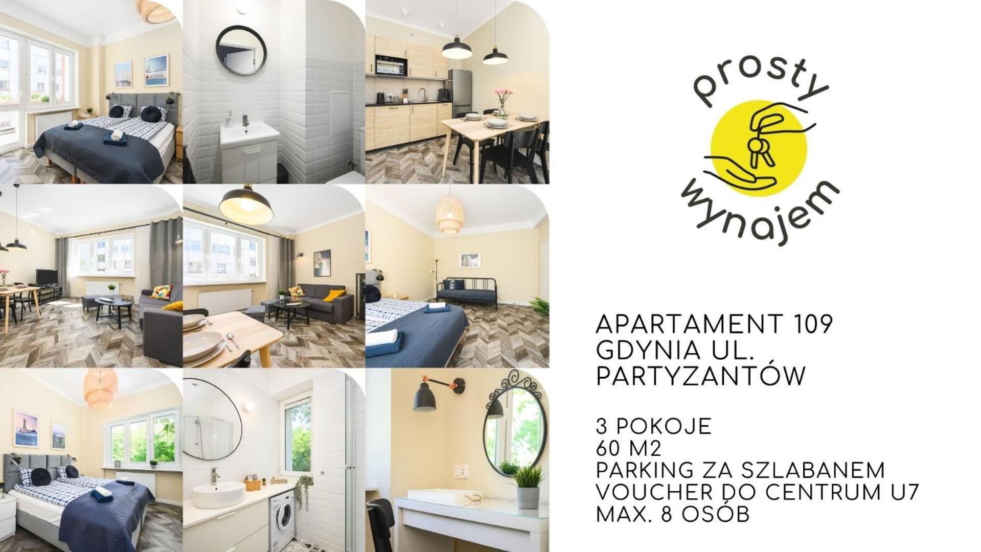 Apartament 109 W Centrum Gdyni Prostywynajem Гдыня Экстерьер фото